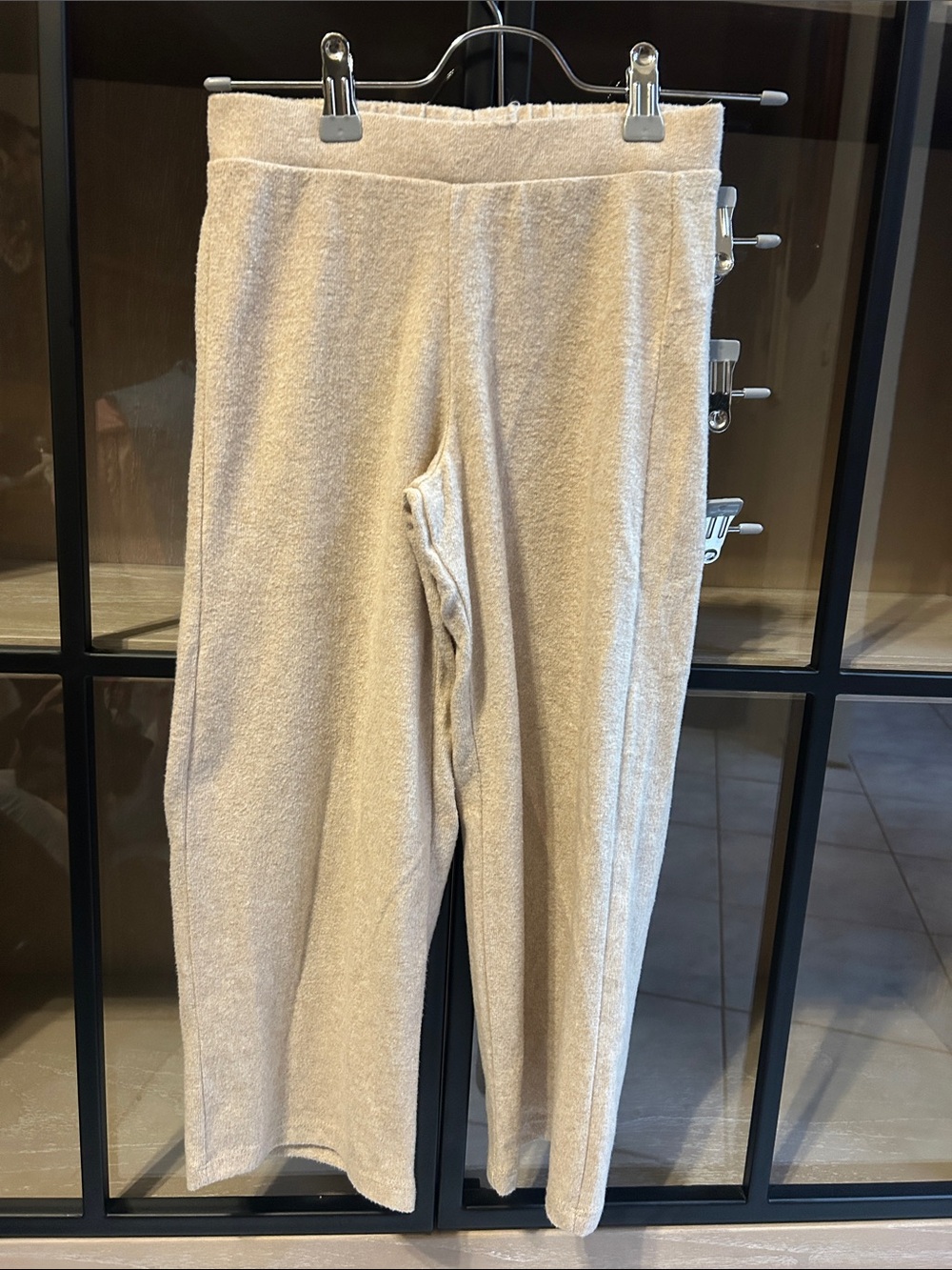 Zara Kids Cozy Cream Lounge Pants